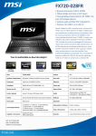 MSI F Series FX720-028FR