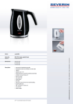 Severin WK 3374 electrical kettle