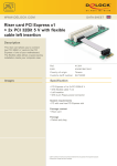 DeLOCK PCI Express x1 > 2x PCI 32Bit 5 V