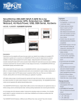 Tripp Lite SmartOnline 200-240V 6kVA 5.4kW On-Line Double-Conversion UPS, Extended run, SNMP, Webcard, 4U Rack/Tower, USB, DB9 Serial, Hardwire