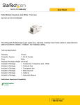 StarTech.com Cat5e Modular Keystone Jack White - Tool-Less