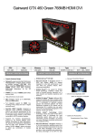 Gainward 426018336-1763 NVIDIA GeForce GTX 460 0.75GB graphics card