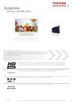 Toshiba 26EL834 26" HD-Ready White LED TV