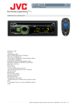 JVC KD-R621 car media receiver
