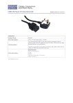 Cables Direct RB-293 power cable