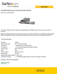 StarTech.com 16in DB25 Parallel Female to IDC 25 Pin Header Slot Plate