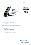 Philips Sync & Charge Cable DLC2407BLK