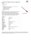 V7 CAT6 UTP Network Cable 10 (RJ45m/m) redm