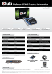 CLUB3D CGNX-G4448ZI NVIDIA GeForce GT 440 2GB graphics card