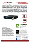 CyberPower PR1000ELCDRT2U uninterruptible power supply (UPS)