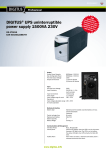 Digitus DN-170015 uninterruptible power supply (UPS)