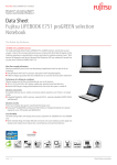 Fujitsu LIFEBOOK E751 ProGreen