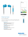 Philips In-Ear Headset SHE3575BB