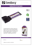 Sandberg USB 3.0 PC Card Express