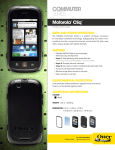 Otterbox Motorola Cliq Commuter Series Case