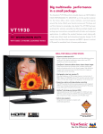 Viewsonic VT1930 LCD TV