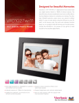Viewsonic VFD1027W-11 digital photo frame