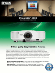 Epson PowerLite 4300