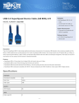 Tripp Lite USB 3.0 SuperSpeed Device Cable (AB M/M), 6-ft