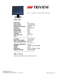 Tatung T5DVI touch screen monitor