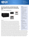 Tripp Lite SmartOnline 208/120V or 240/120V 6kVA 5.4kW On-Line Double-Conversion UPS, Extended Run, SNMP, Webcard, 6U Rack/Tower, LCD, USB, DB9 Serial