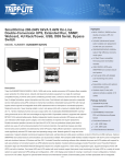 Tripp Lite SmartOnline 200-240V 6kVA 5.4kW On-Line Double-Conversion UPS, Extended Run, SNMP, Webcard, 4U Rack/Tower, USB, DB9 Serial, Bypass Switch