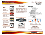 Energizer HDL1AAE flashlight