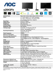AOC E2043FK