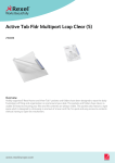 Rexel Active Tab Folder Multipart LandscapeClear