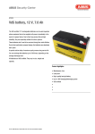 ABUS BT2070 rechargeable battery