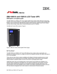 IBM 1500VA LCD Tower UPS (230 V)