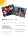 Kodak Ektacolor Edge E 8.9cmx186m