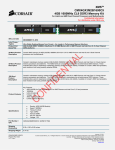 Corsair CMX4GX3M2B1600C9 memory module