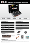 CLUB3D CGAX-69548F AMD Radeon HD6950 2GB graphics card