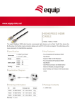 Equip 2m HDMI M/M