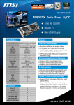 MSI N580GTX TWIN FROZR II/OC NVIDIA GeForce GTX 580 1.5GB graphics card