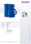 Severin KA 9244 coffee maker