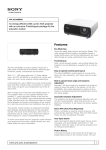 Sony VPL-EX100EDU data projector