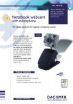 Dacomex Notebook Webcam + Microphone