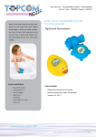 Topcom Baby Bath Thermometer 100 Duck