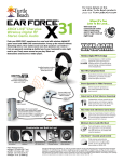 Turtle Beach Ear Force X31