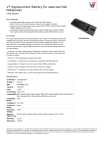 V7 Replacement Battery for selected Dell Notebooks