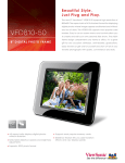 Viewsonic VFD810-50 digital photo frame