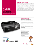 Viewsonic Pro 8400