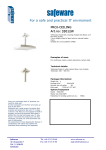 Safeware 33012W flat panel wall mount