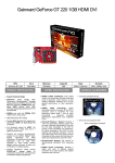 Gainward 1343 NVIDIA GeForce GT 220 1GB graphics card
