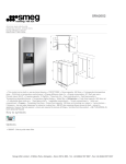 Smeg SRA20X2 side-by-side refrigerator