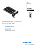 Philips Cassette adapter SAA2050H