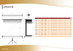 Sopar 1218 projection screen