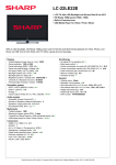 Sharp LC-22LE22E LED TV